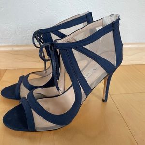 Nina Blue Heels